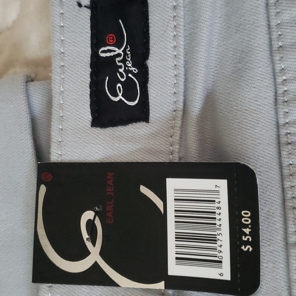 NWT Earl Light Grey Jeans - Picture 2 of 2